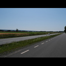 Fahren auf einer wenig befahrenen, parallel zur B65 verlaufenden Straße